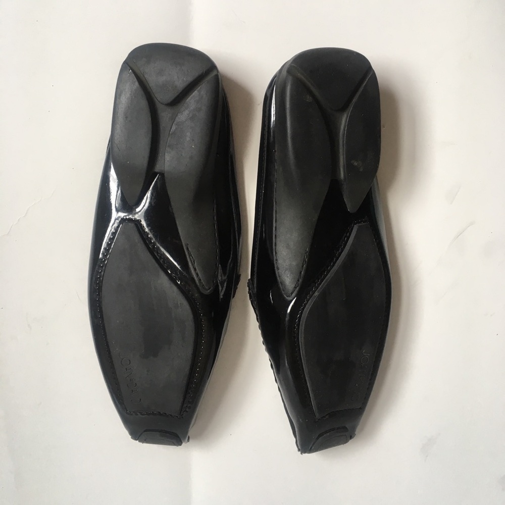 JOAN & DAVID Black Patent Leather Slip- In - Picture 4 of 8